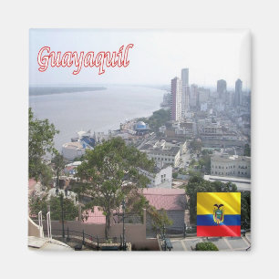 Aimant zEC020 GUAYAQUIL, Équateur, Amérique, réfrigérateu