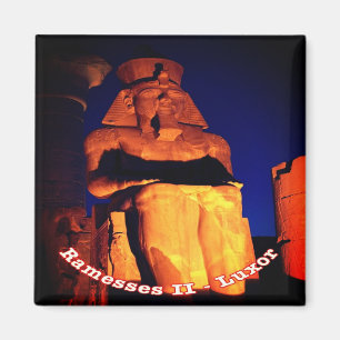 Aimant zEG038 LUXOR, Ramesses II, EGYPTE, Afrique, Réfrig