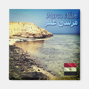 Aimant zEG046 MARSA ALAM, Mer Rouge, Égypte, Réfrigérateu