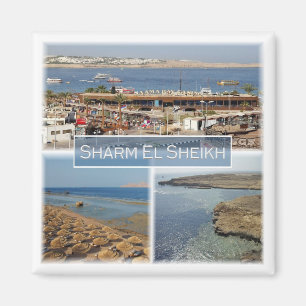 Aimant zEG064 SHARM EL SHEIK, Mer Rouge, Mosaïque, Réfrig