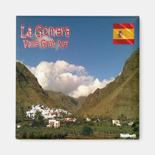 Aimant zES078 LA GOMERA VALLE GRAN REY, Espagne, Frigo