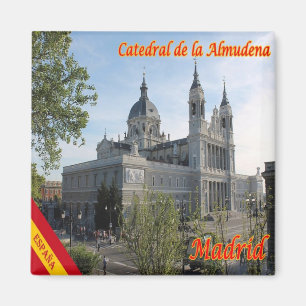 Aimant zES090 MADRID, CATHÉDRALE AMLMUDENA, Espagne, Frid