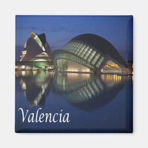 Aimant zES100 VALENCIA panorama, Espagne, Frigo