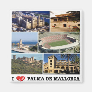 Aimant zES117 Panorama PALMA DE MALLORCA, Réfrigérateur