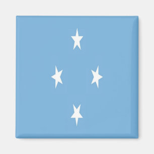 Aimant zFM001 MICRONÉSIE DRAPEAU, Océanie, réfrigérateur