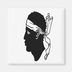 Aimant zFR003 DRAPEAU Corse, Corse, Frigo