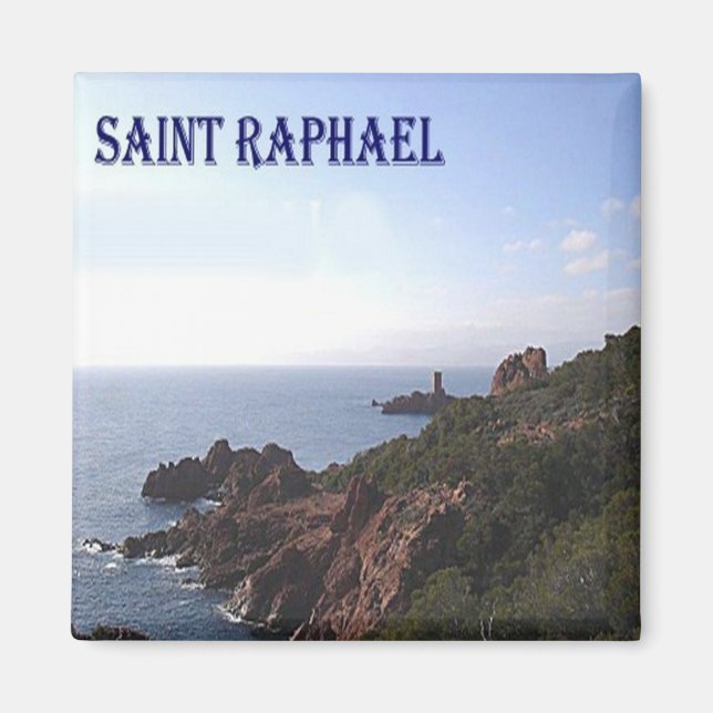 Aimant zFR080 SAINT RAPHAEL, Côte d'Azur, Frigo (Devant)