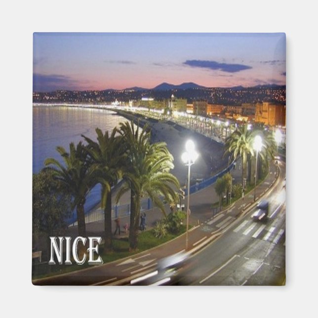 Aimant zFR085 NICE NIZZA Côte d'Azur, France, Fridge (Devant)
