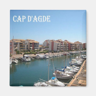 Aimant zFR103 CASQUETTE D'AGDE Côte d'Azur, France, Fridg
