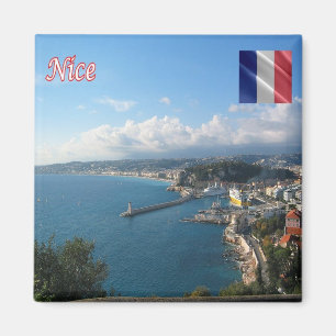 Aimant zFR134 NICE, Côte d'Azur, Réfrigérateur