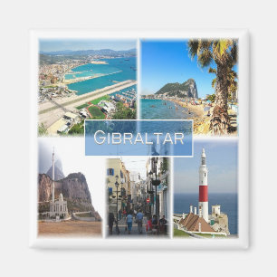 Aimant zGI004 GIBRALTAR, Europe, réfrigérateur