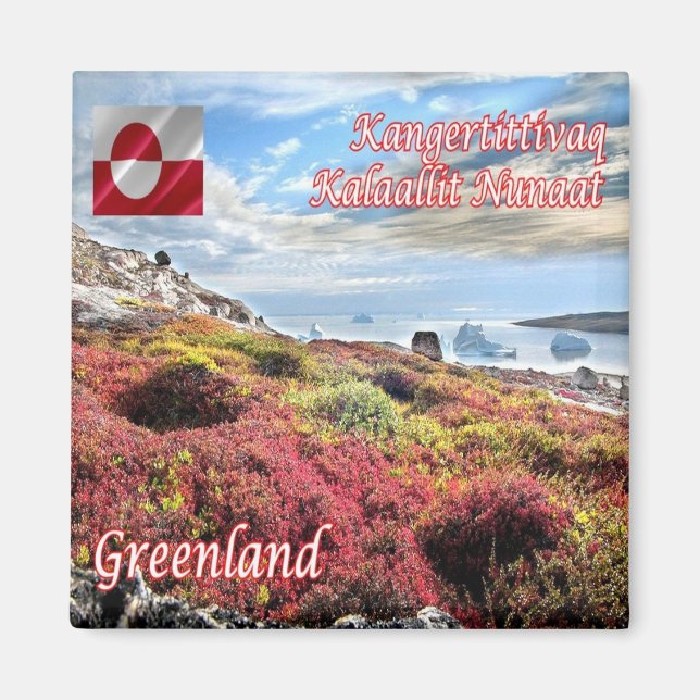 Aimant zGL005 SCORESBY SUND, Groenland, Amérique, Fridge (Devant)