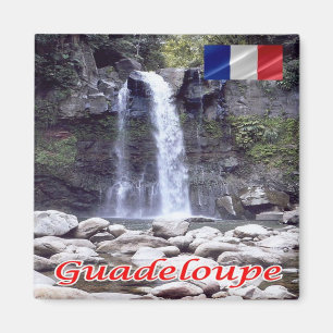 Aimant zGP005 GUADELOUPE, Carbet Falls, Amérique, Réfrigé