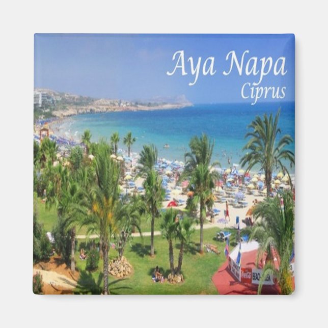Aimant zGR065 CHYPRE - AYA NAPA - Grèce - Fridge (Devant)
