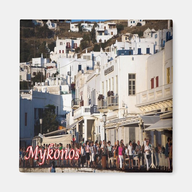 Aimant zGR105 MYKONOS Panorama, Grèce, Frigo (Devant)