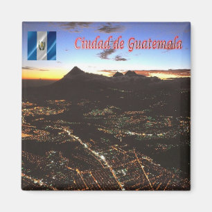 Aimant zGT021 GUATEMALA City At Night, America, Fridge