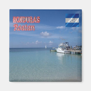 Aimant zHN009 ROATAN West Bay, Honduras, Réfrigérateur