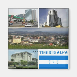 Aimant zHN010 TEGUCIGALPA, Mosaïque, Honduras, Réfrigérat