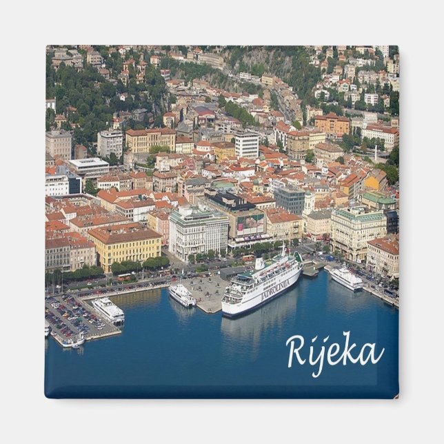 Aimant zHR005 RIJEKA Croatie, Fridge (Devant)