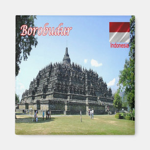 Aimant zID015 BOROBUDUR, Indonésie, Asie, Fridge