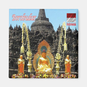 Aimant zID023 Vesak day BOROBUDUR, Indonésie Asie, Fridge