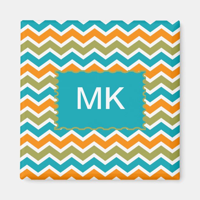 Aimant Zigzag, une tribu dynamique de Peacock (Devant)