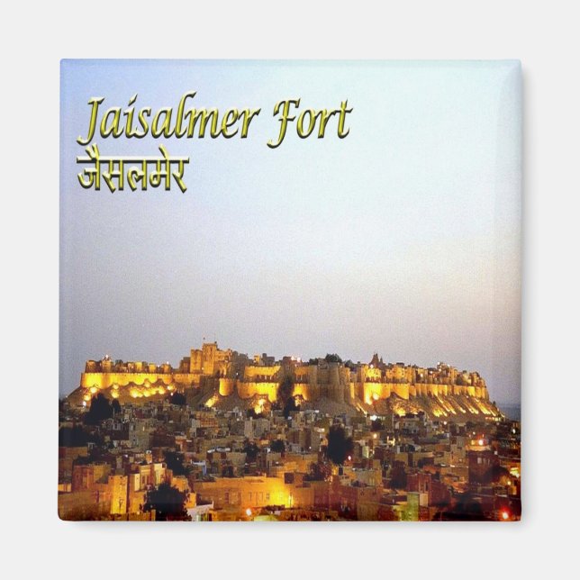 Aimant zIN027 JAISALMER FORT, Inde, Asie, Fridge (Devant)