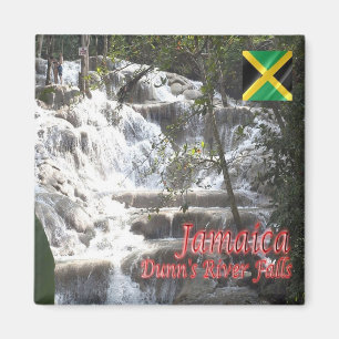 Aimant zJM009 JAMAICA, Dunn's River Falls, Amérique, Frid