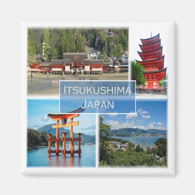 Aimant zJP004 ITSUKUSHIMA MIYAJIMA, Japon, Fridge (Devant)