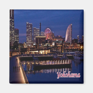 Aimant zJP006 YOKOHAMA, Japon, Asie, Fridge