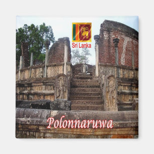 Aimant zLK019 TEMPLE Polonnaruwa, Sri Lanka, Asie, Frigo