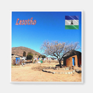 Aimant zLS008 LESOTHO, Mantsase, Afrique, Réfrigérateur