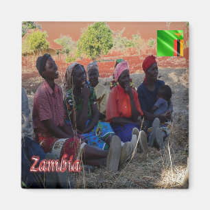 Aimant ZM - Zambie - Femmes zambiennes