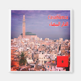 Aimant zMA005 CASABLANCA, Maroc, Afrique,