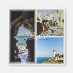 Aimant zMA013 TANGER, Mosaïque, Maroc, Afrique, Réfrigéra