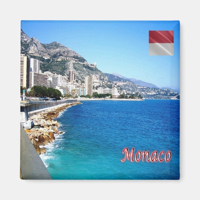 Aimant zMC042 LARVOTTO, Monaco, Frigo (Devant)