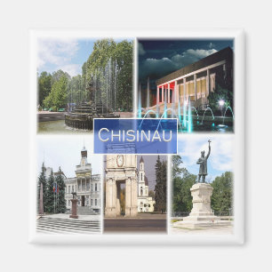 Aimant zMD004 CHISINAU, Moldova, Europe, Réfrigérateur