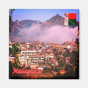 Aimant zMG004 MADAGASCAR, Panorama, Afrique, Réfrigérateu