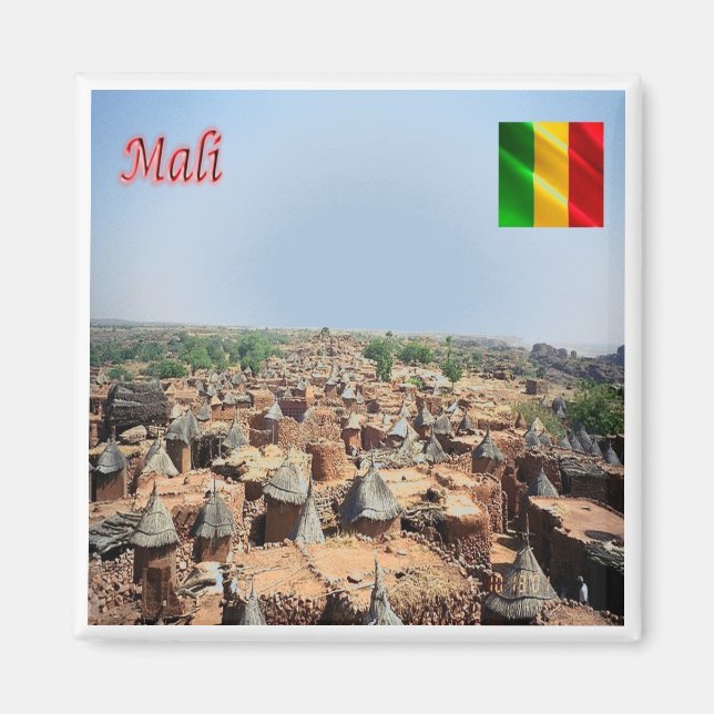 Aimant zML006 MALI, Endelou, Afrique, Frigo (Devant)