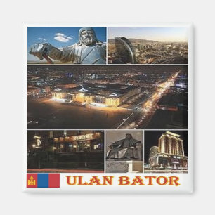 Aimant zMN004 ULAN BATOR, Mongolie, Asie, Frigo