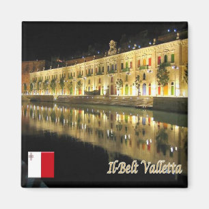Aimant zMT011 IL-BELT front de mer VALLETTA, Malte, réfri
