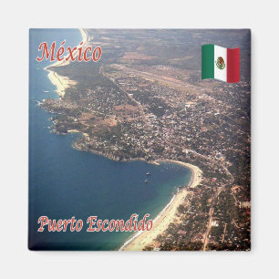 Aimant zMX012 PUERTO ESCONDIDO, Mexique, Oaxaca, réfrigér