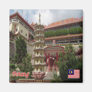 Aimant zMY019 Kek Lok Si PENANG, Malaisie, Asie, Frigo
