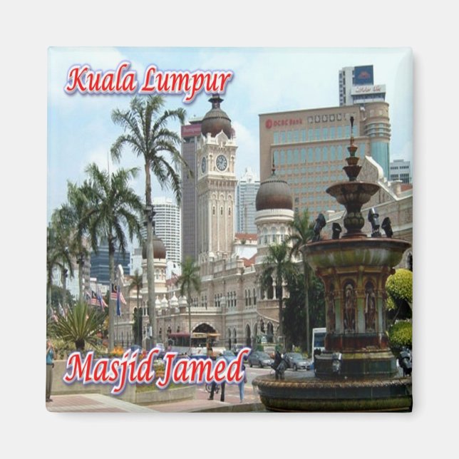 Aimant zMY022 Palais du Sultan KUALA LUMPUR, Malaisie, (Devant)