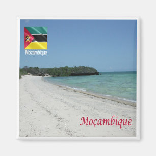 Aimant zMZ004 MOZAMBIQUE, Plage, Afrique, Frigo
