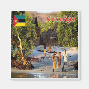 Aimant zMZ005 MOZAMBIQUE, Panorama, Afrique, Réfrigérateu