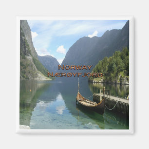 Aimant zNO092 NAERØYFJORD, Norvège, Europe, Fridge