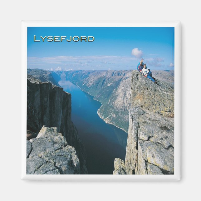 Aimant zNO096 LYSEFJORDEN LYSEFJORD de Kjerag, Fridge (Devant)