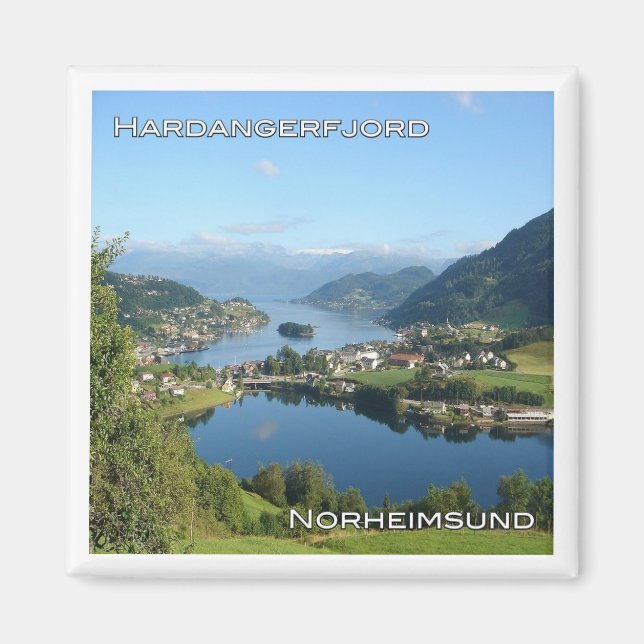 Aimant zNO114 HARDANGERFJORD NORHEIMSUND, Norvège, Frigo (Devant)