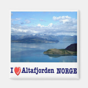 Aimant zNO126 ALTAFJORDEN, Norvège, Europe, Fridge